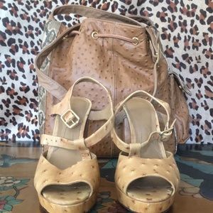 Shoes + free hand bag